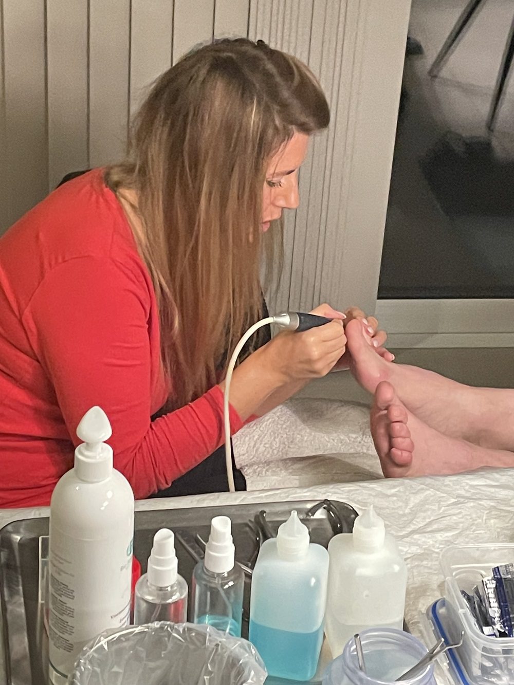 Medische pedicure aan huis Langdorp natfrees voetverzorging